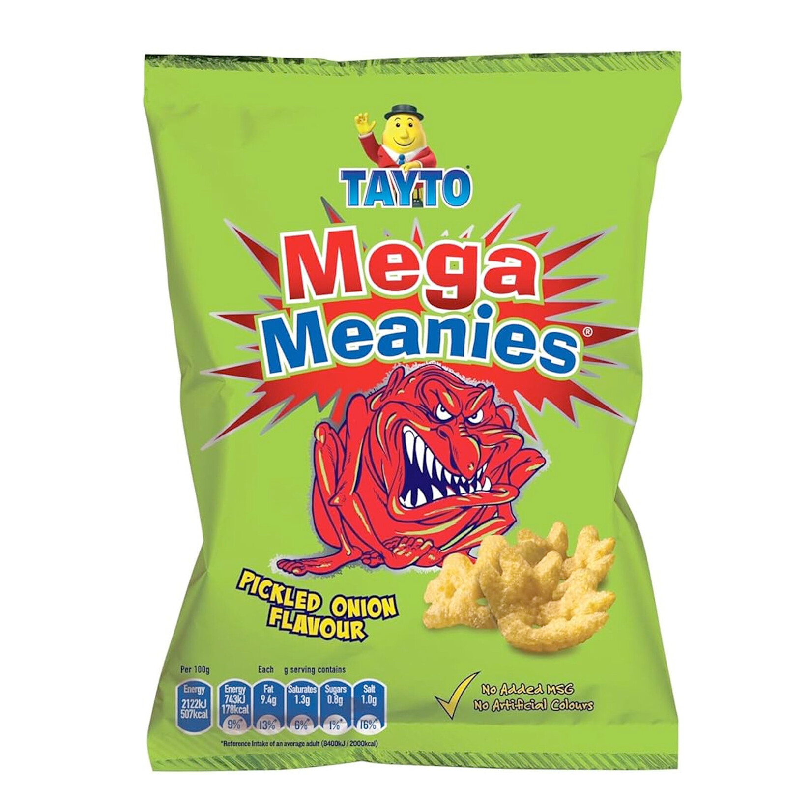CRISPS / CHIPS TAYTO MEGA MEANIES - Pickled Onion (35g)