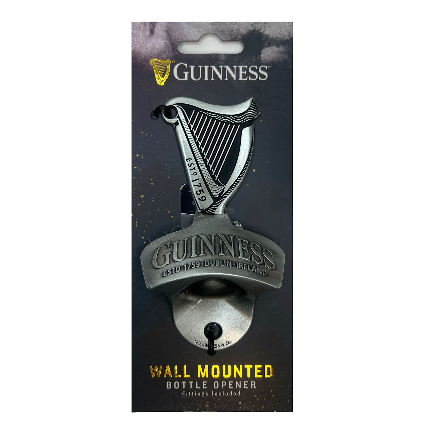 BARWARE GUINNESS WALL MOUNT OPENER