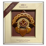 DECOR ISLANDCRAFT WOOD WALL ART - Irish Claddagh
