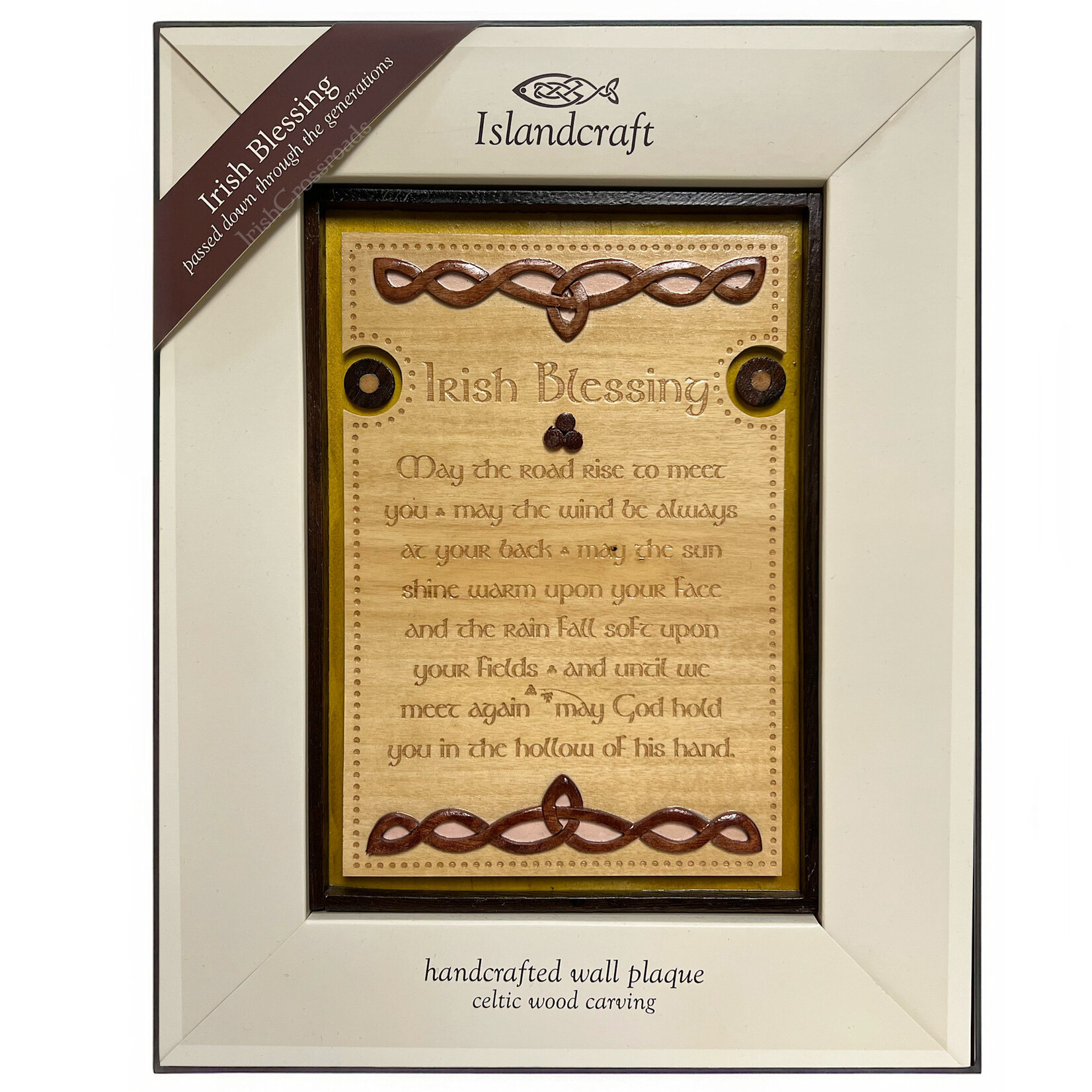 PLAQUES, SIGNS & POSTERS ISLANDCRAFT WOOD WALL ART - Irish Blessing