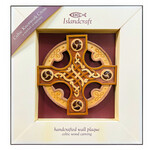 PLAQUES, SIGNS & POSTERS ISLANDCRAFT WOOD WALL ART - Celtic Round Cross