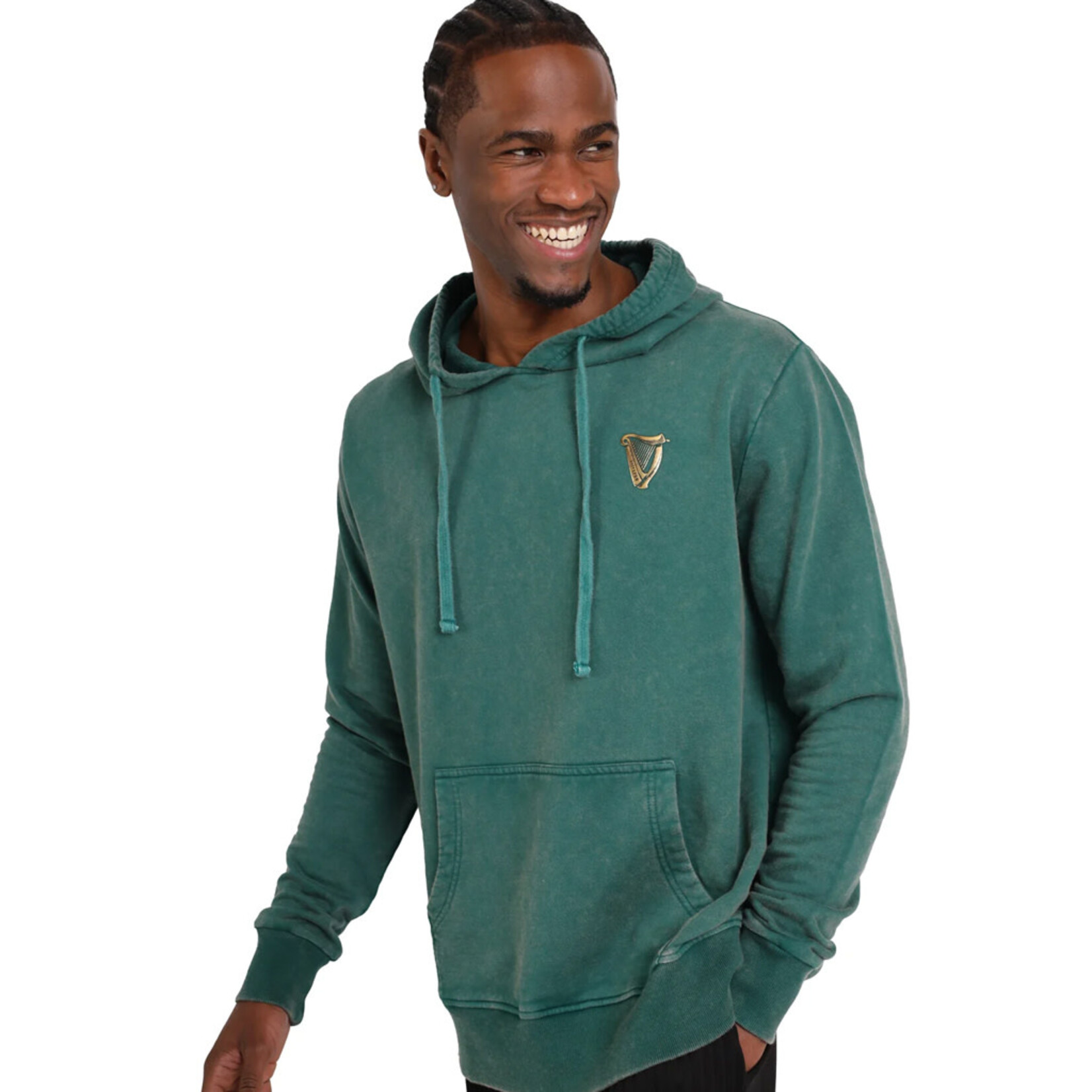 SWEATSHIRTS GUINNESS FOREST GRN & GOLD TOUCAN HOODIE