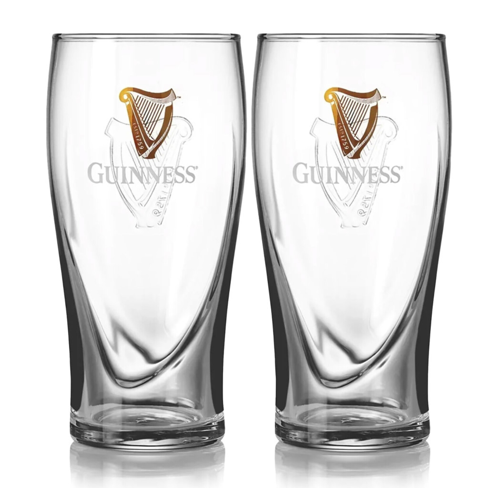 BARWARE GUINNESS GRAVITY PINT GLASSES (2pk)