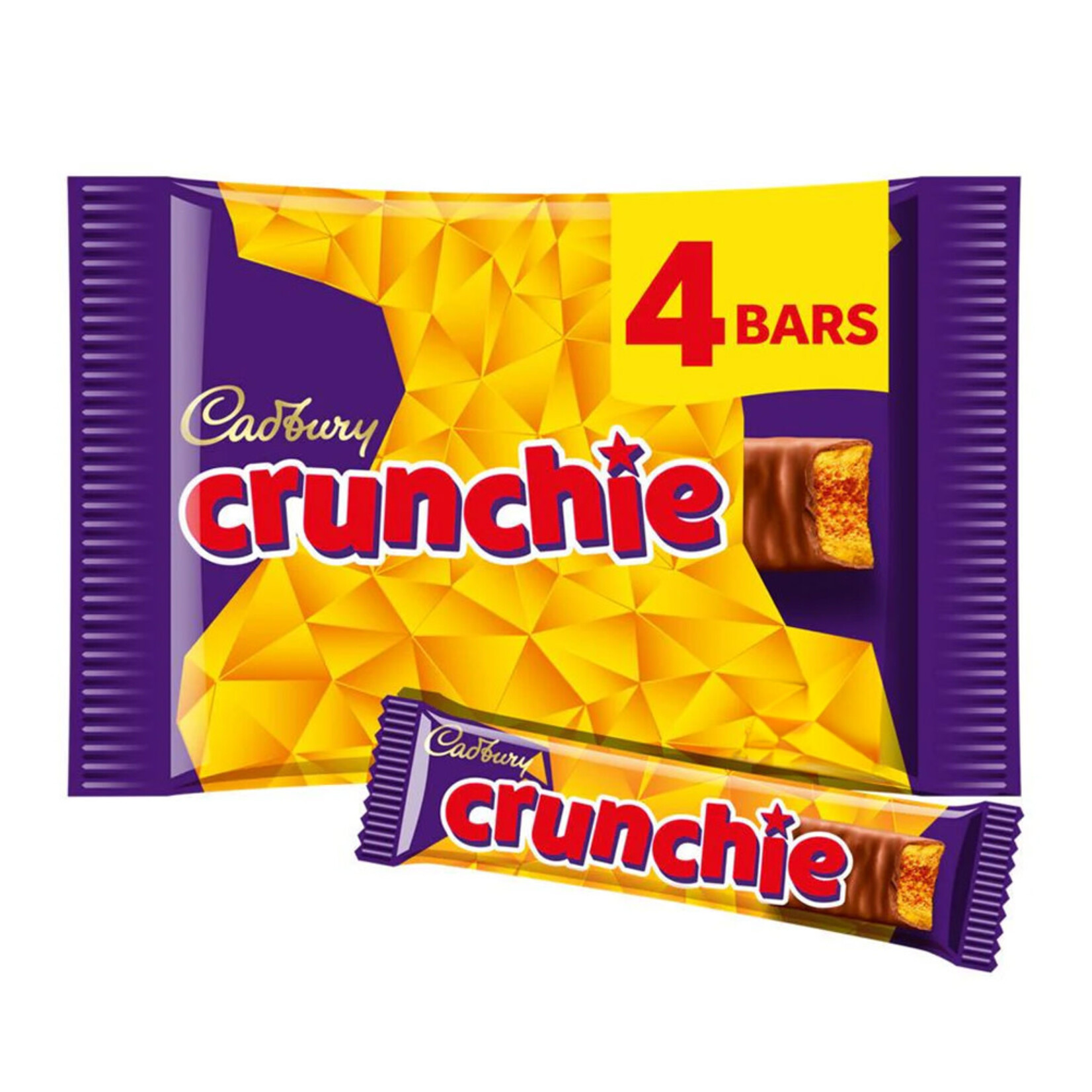 CANDY CADBURY CRUNCHIE BAR - 4pk