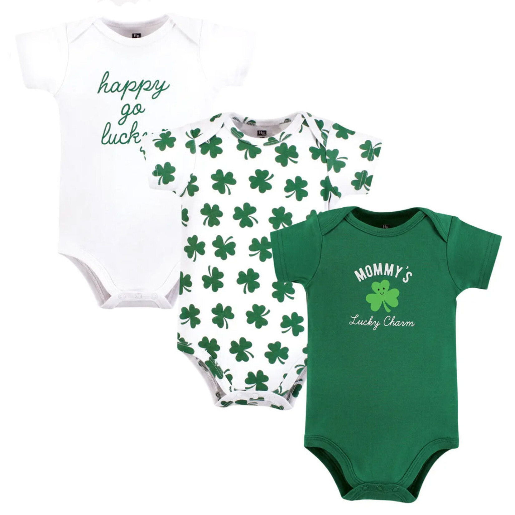 BABY CLOTHES NOVELTY BABY MOMMYS LUCKY CHARM BODYSUITS - 3pc