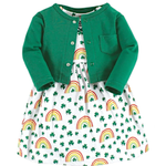 KIDS CLOTHES SHAMROCK CARDI BABY & TODDLER DRESS