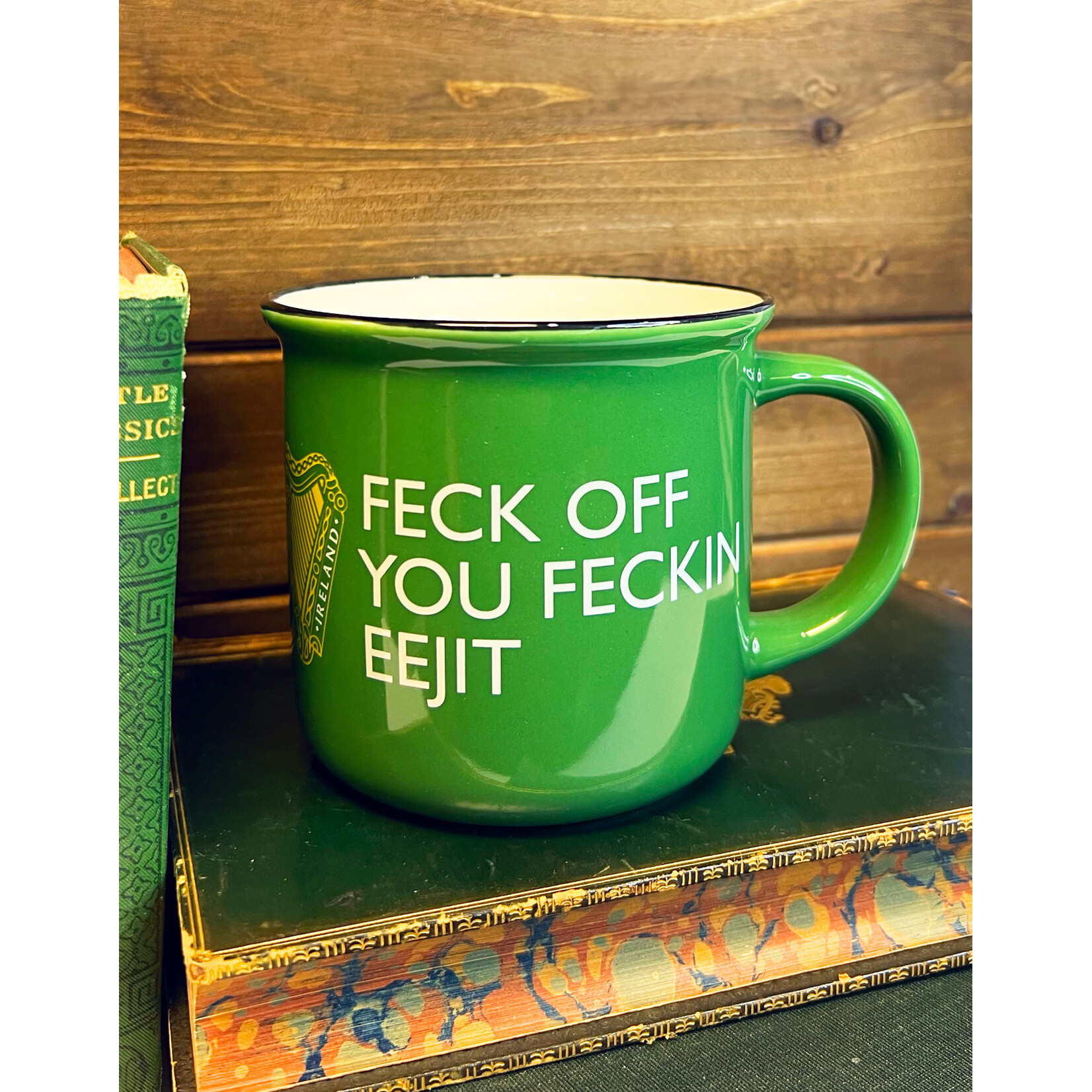 TEAPOTS, MUGS & ACCESSORIES FECKIN EEJIT MUG 12oz