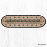 KITCHEN & ACCESSORIES SHAMROCKS JUTE RUNNER 13x48