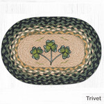 KITCHEN & ACCESSORIES SHAMROCK SPRAY JUTE TRIVET