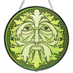 GARDEN CELTIC GREEN MAN SUNCATCHER