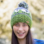 ACCESSORIES KNITTED IRISH SHEEP BOBBLE HAT
