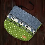 ACCESSORIES KNITTED IRISH SHEEP COSMETIC BAG