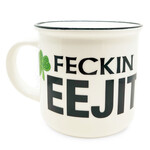 TEAPOTS, MUGS & ACCESSORIES FECKIN EEJIT WHT MUG 12oz