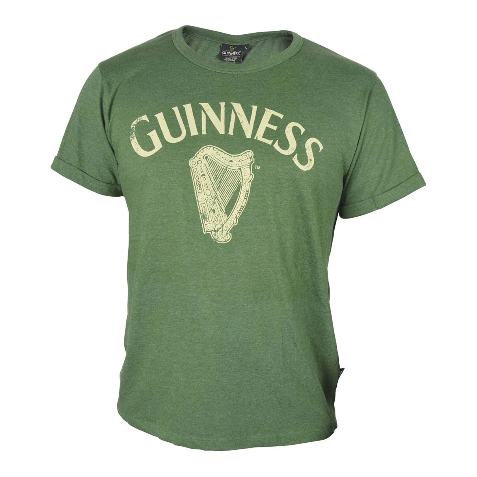 SHIRTS GUINNESS VINTAGE HEATHERED HARP TEE