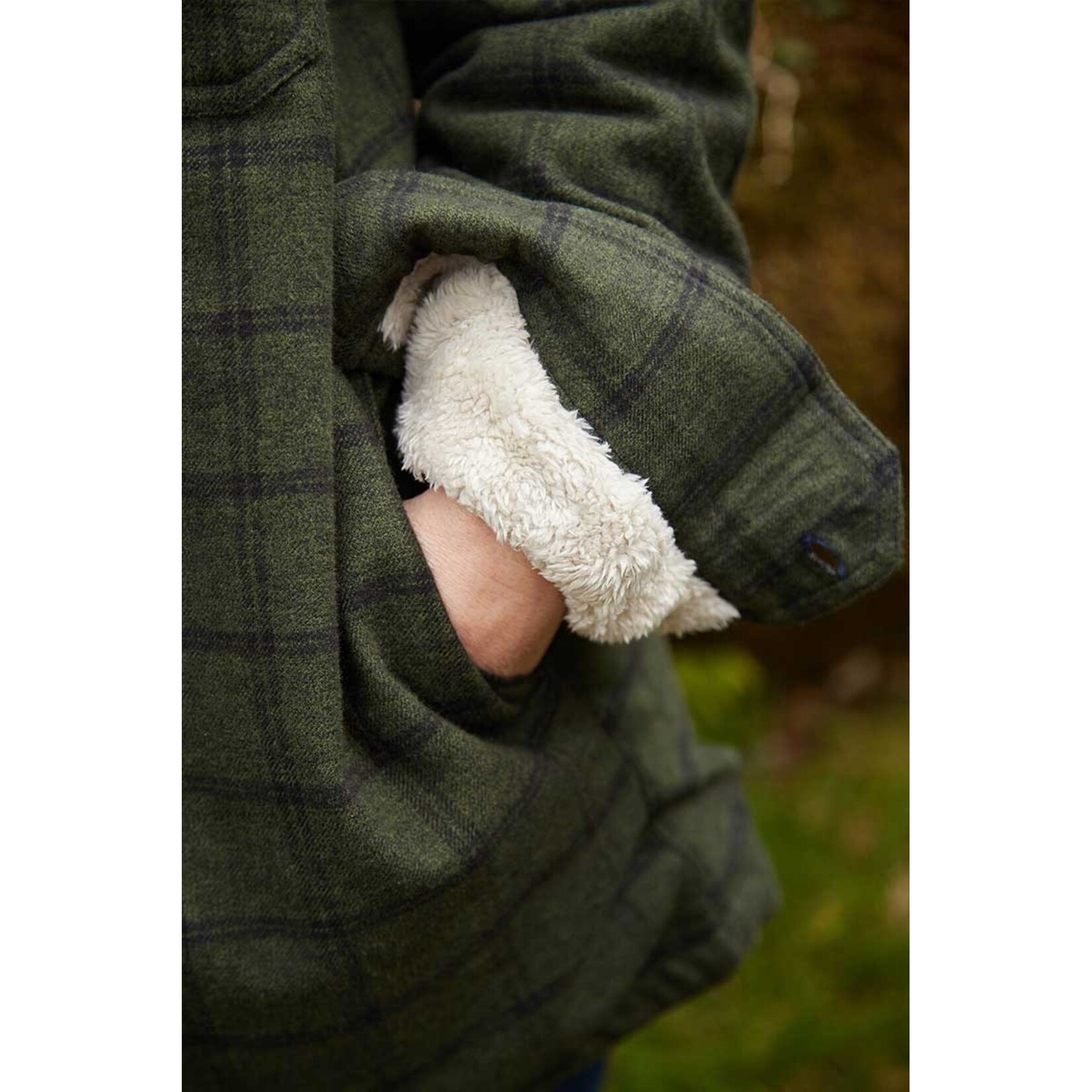 JACKETS FLANNEL FLEECE LINED SHIRT - Forest Grn Blck Chck