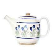 NICHOLAS MOSSE TEAPOT - Blue Blooms - Irish Crossroads