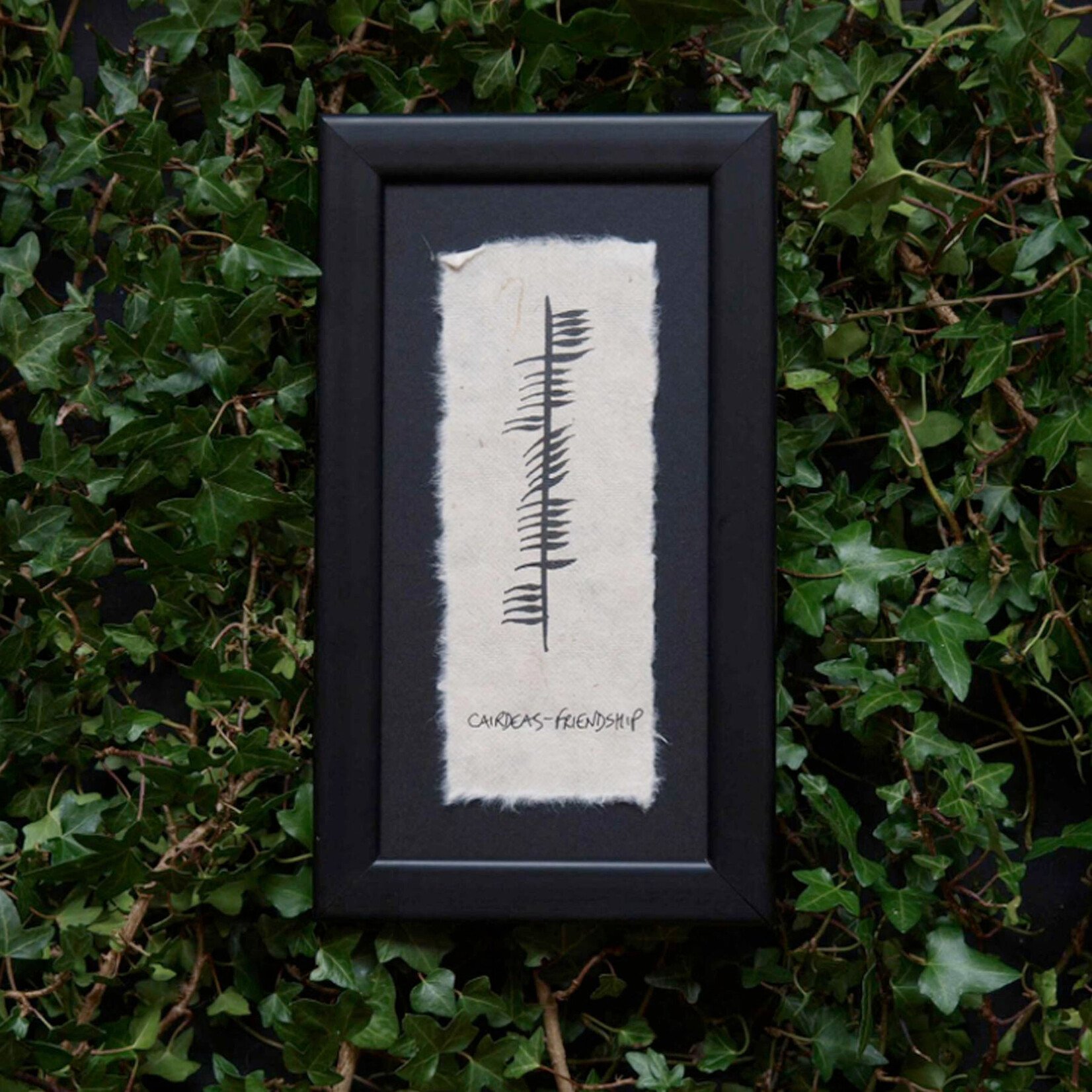PLAQUES & GIFTS OGHAM WISHES FRAMED ART - Friendship