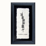 PLAQUES & GIFTS OGHAM WISHES FRAMED ART - Courage