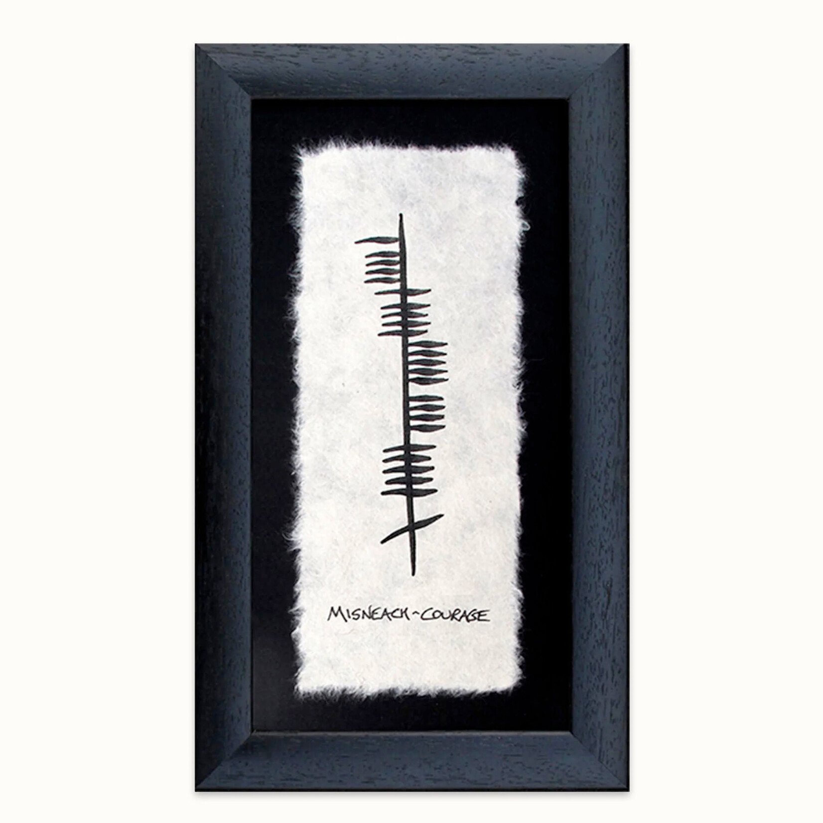 PLAQUES & GIFTS OGHAM WISHES FRAMED ART - Courage