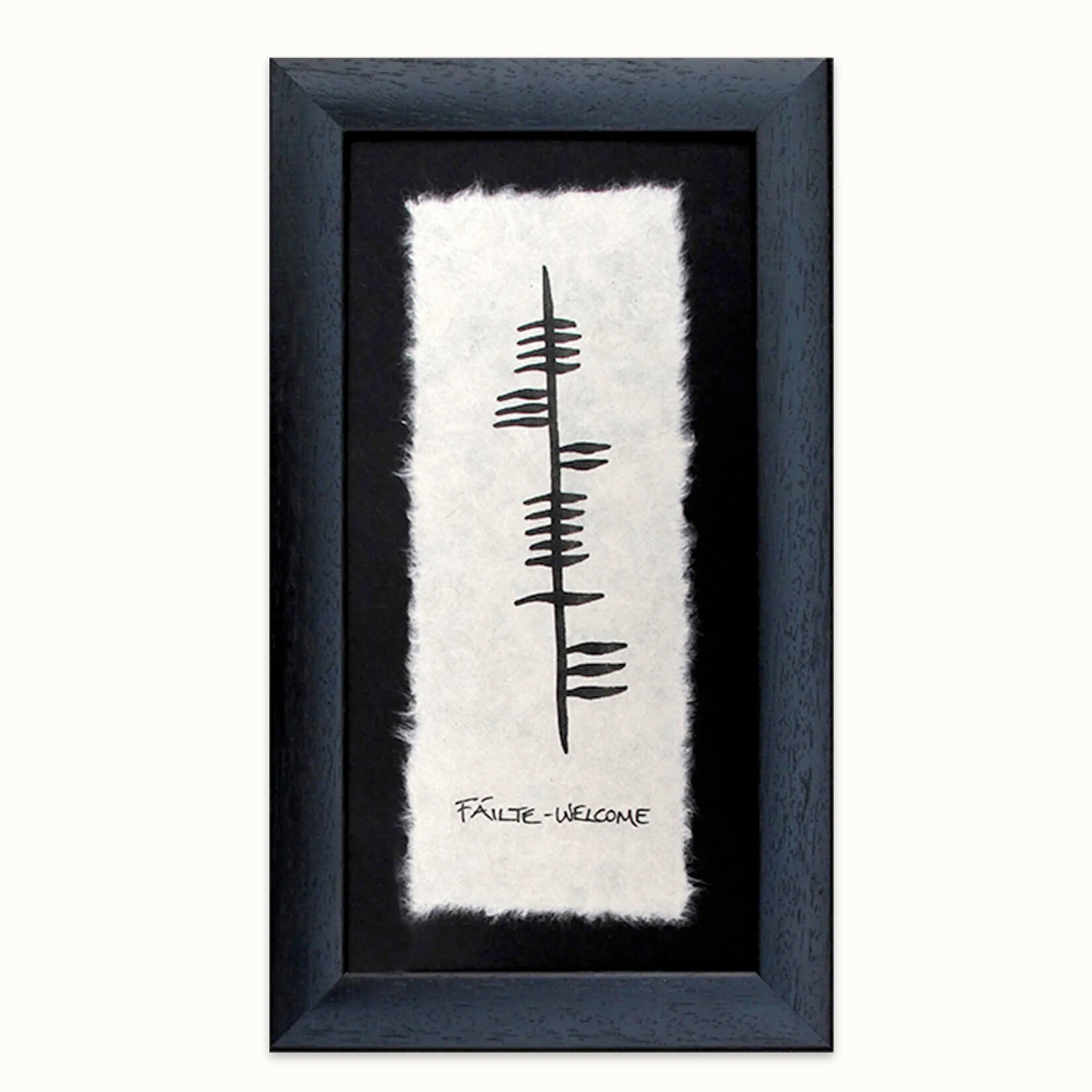 PLAQUES & GIFTS OGHAM WISHES FRAMED ART - Welcome