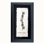 PLAQUES & GIFTS OGHAM WISHES FRAMED ART - Peace