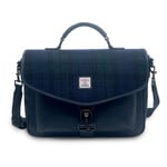 ACCESSORIES ISLANDER LAPTOP BAG w HARRIS TWEED Black Watch