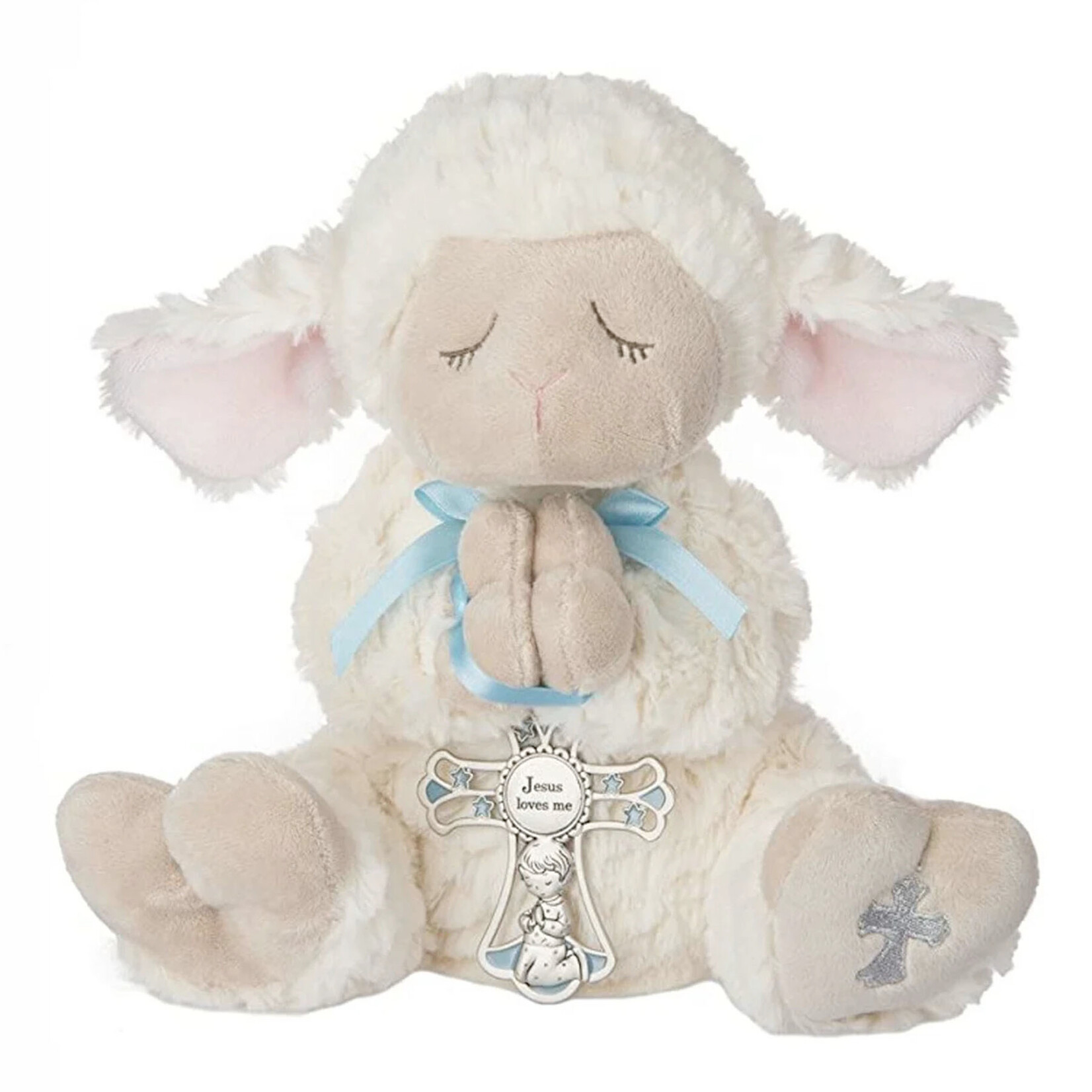 RELIGIOUS LAMB PLUSH with CRIB MEDAL