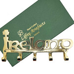 DECOR 'IRELAND' LRG BRASS KEY RACK