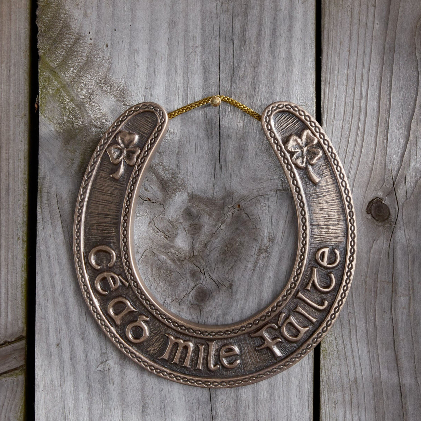 PLAQUES & GIFTS WILD GOOSE BRONZE - Lucky Irish Horseshoe