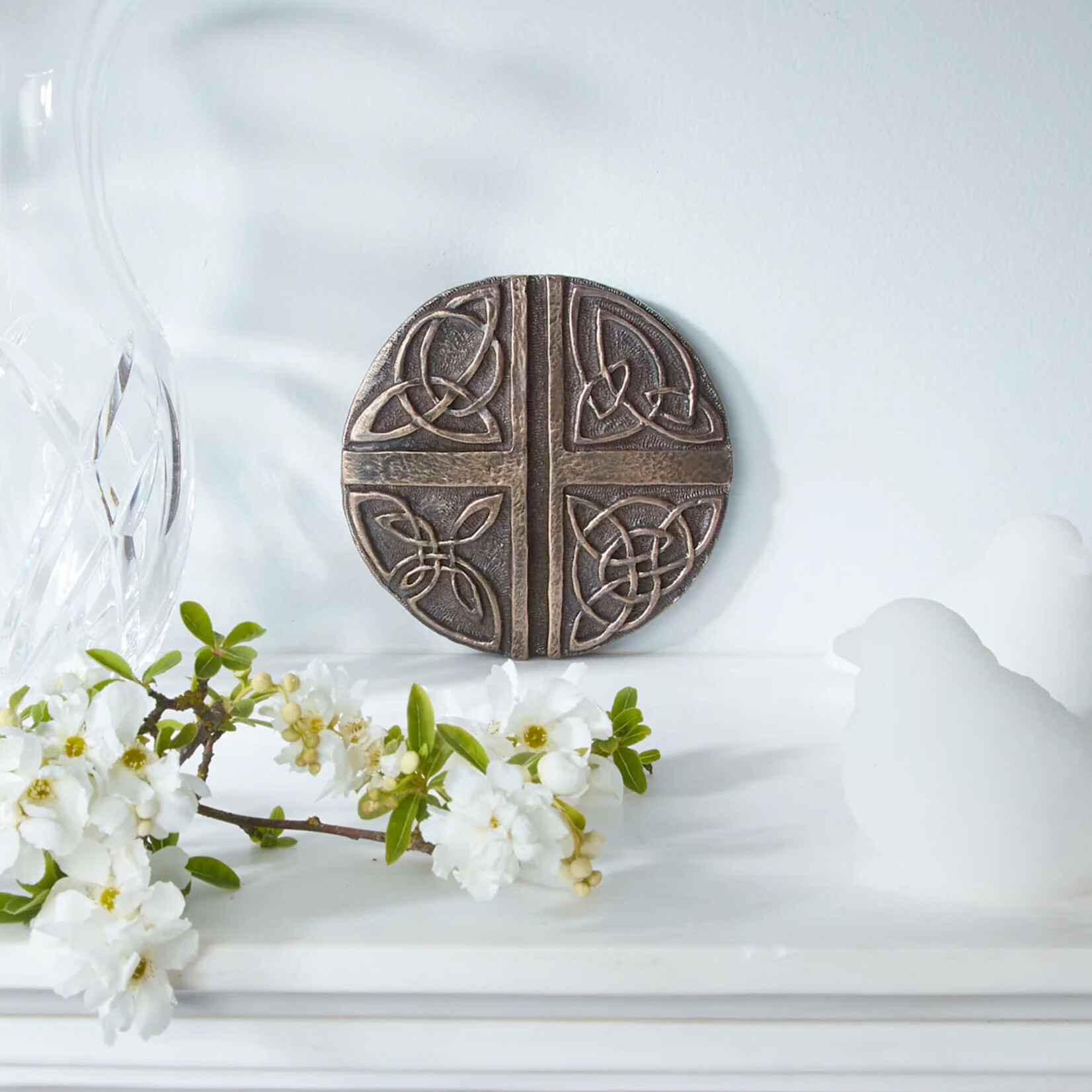 PLAQUES & GIFTS WILD GOOSE BRONZE - Celtic Love Cross