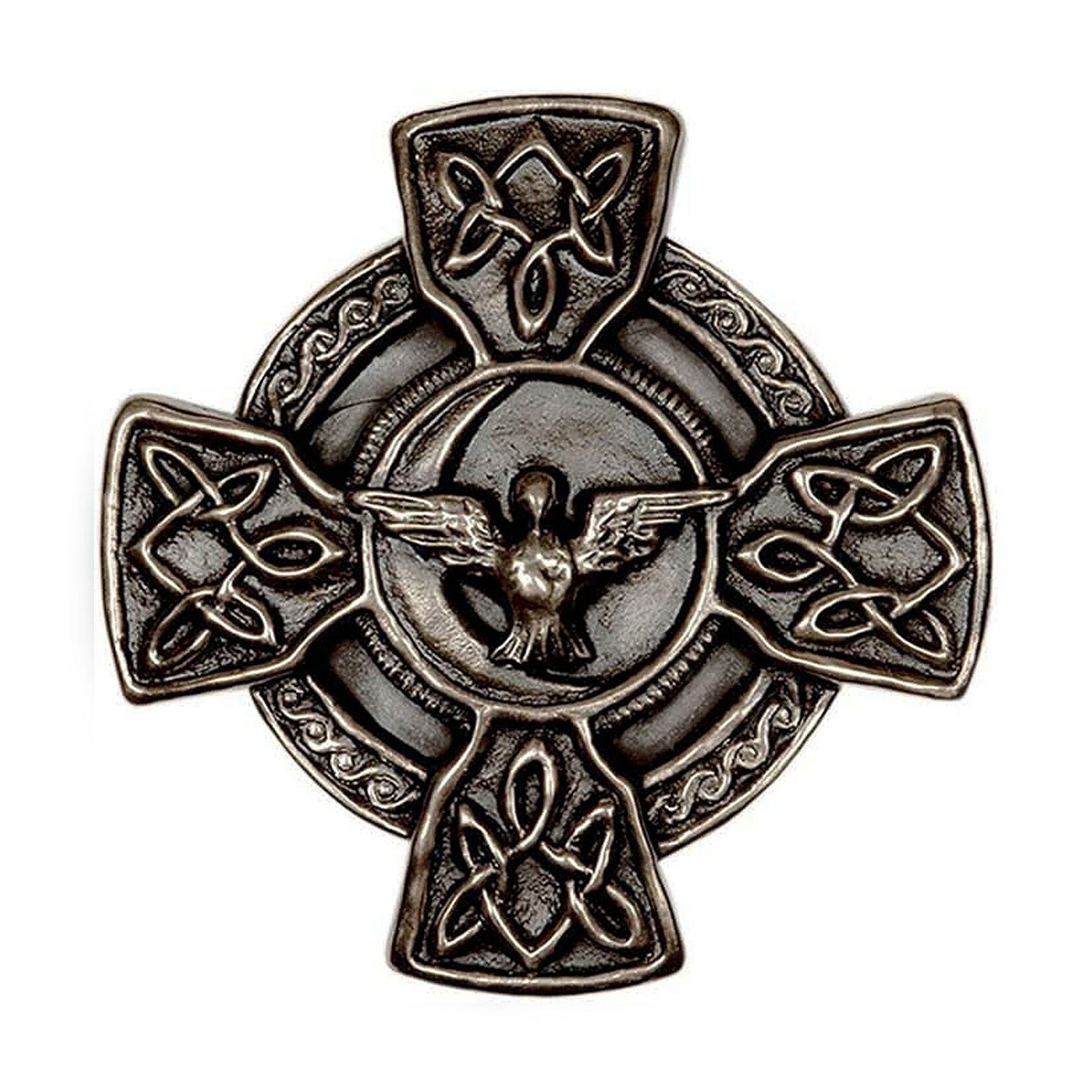 PLAQUES & GIFTS WILD GOOSE BRONZE - Celtic Cross & Peace Prayer