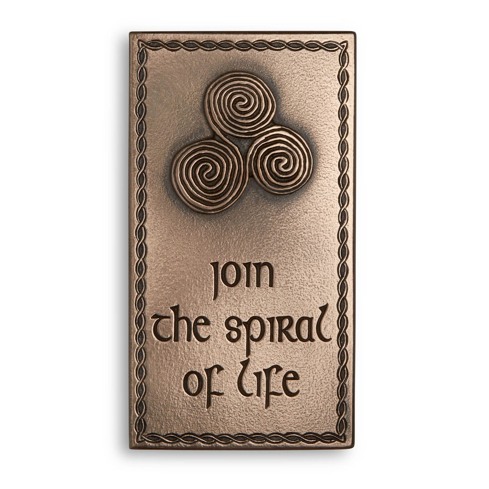 PLAQUES & GIFTS WILD GOOSE BRONZE - Triple Spiral