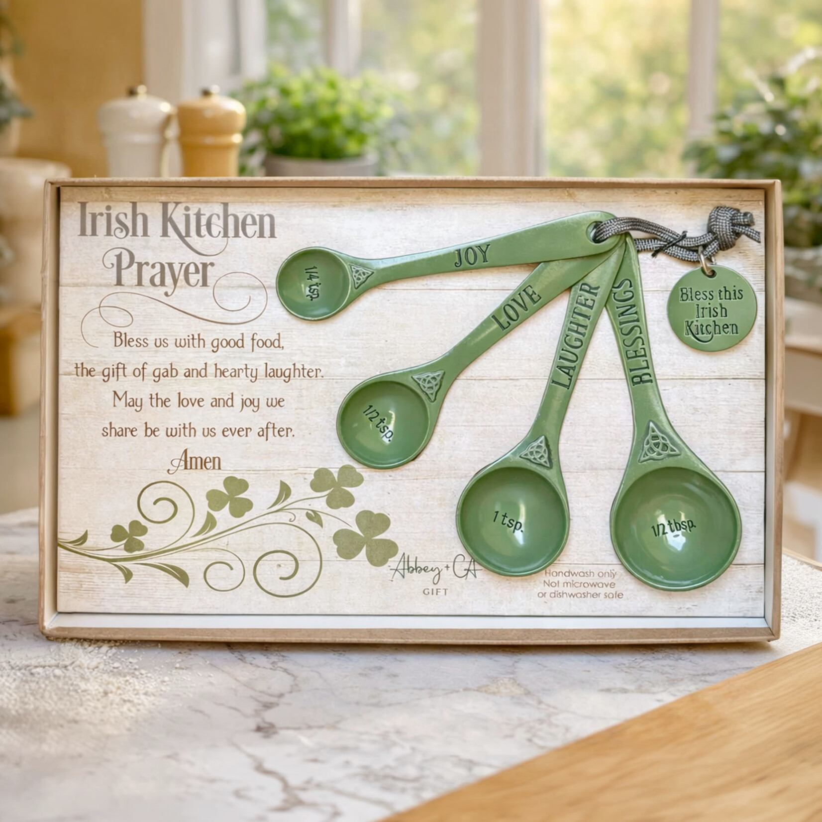 KITCHEN & ACCESSORIES IRISH KITCHEN PRAYER MEASURING SPOONS