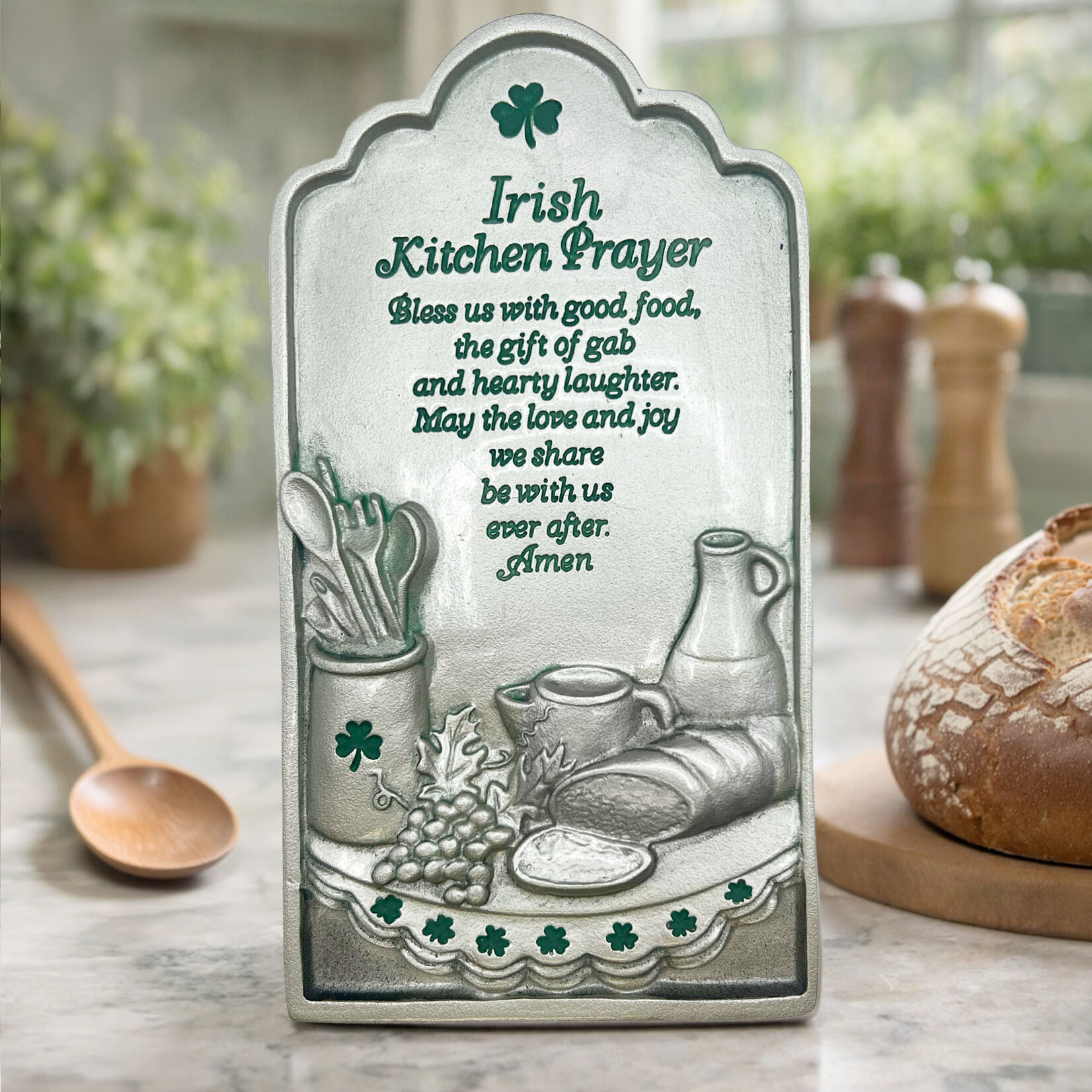 PLAQUES, SIGNS & POSTERS IRISH KITCHEN PRAYER PLAQUE