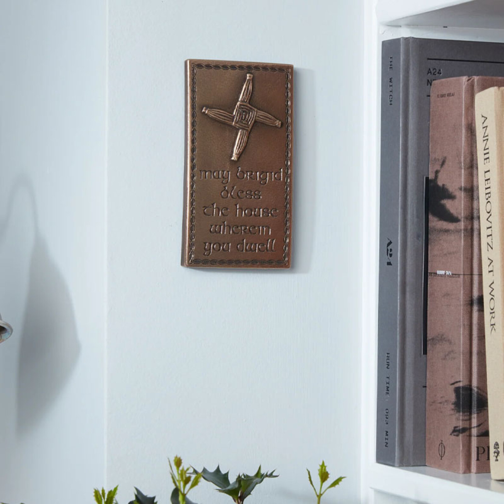 PLAQUES & GIFTS WILD GOOSE BRONZE - St. Brigids Cross Plaque