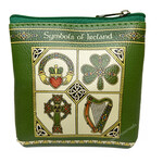 ACCESSORIES ZIP COIN PURSE - Symbols of Ireland