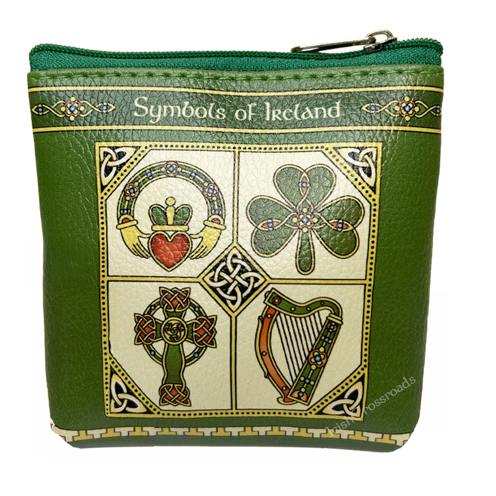 ACCESSORIES ZIP COIN PURSE - Symbols of Ireland