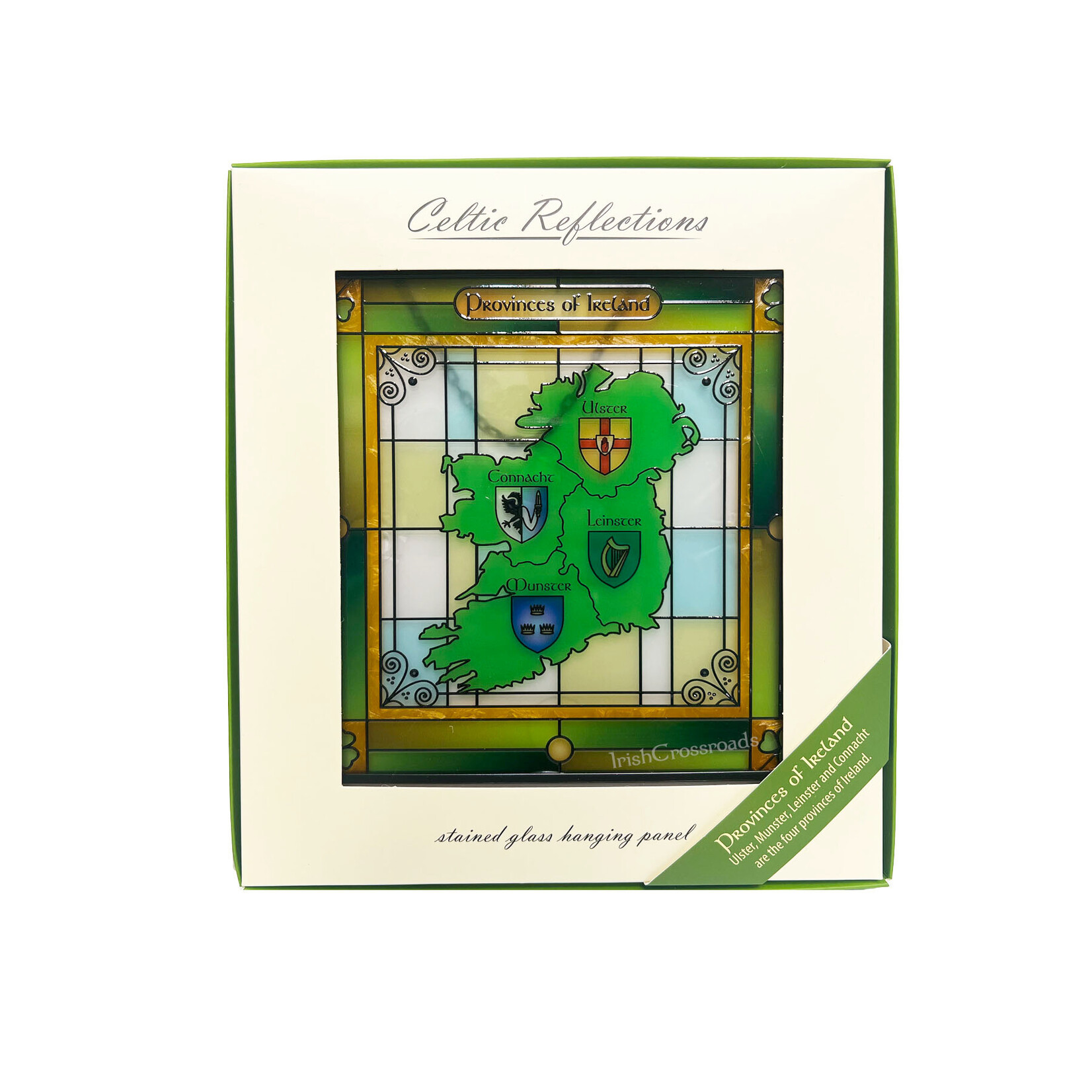 GARDEN CELTIC REFLECTIONS - Stained Glass Provinces of Ireland