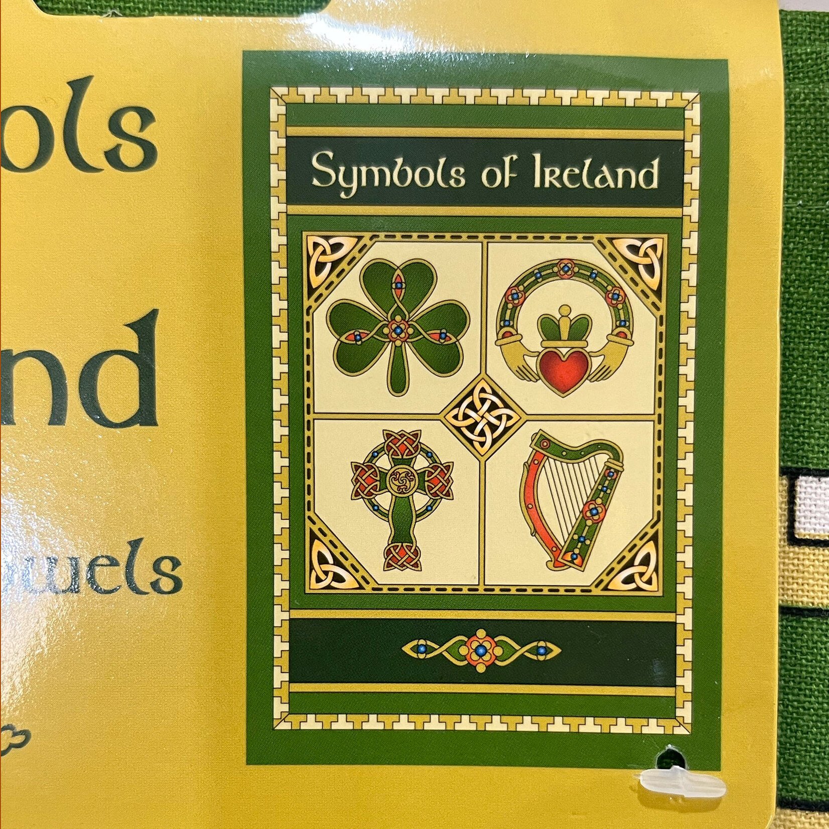 TEAPOTS, MUGS & ACCESSORIES CELTIC CLARA TEA TOWEL (2) - SYMBOLS of IRELAND