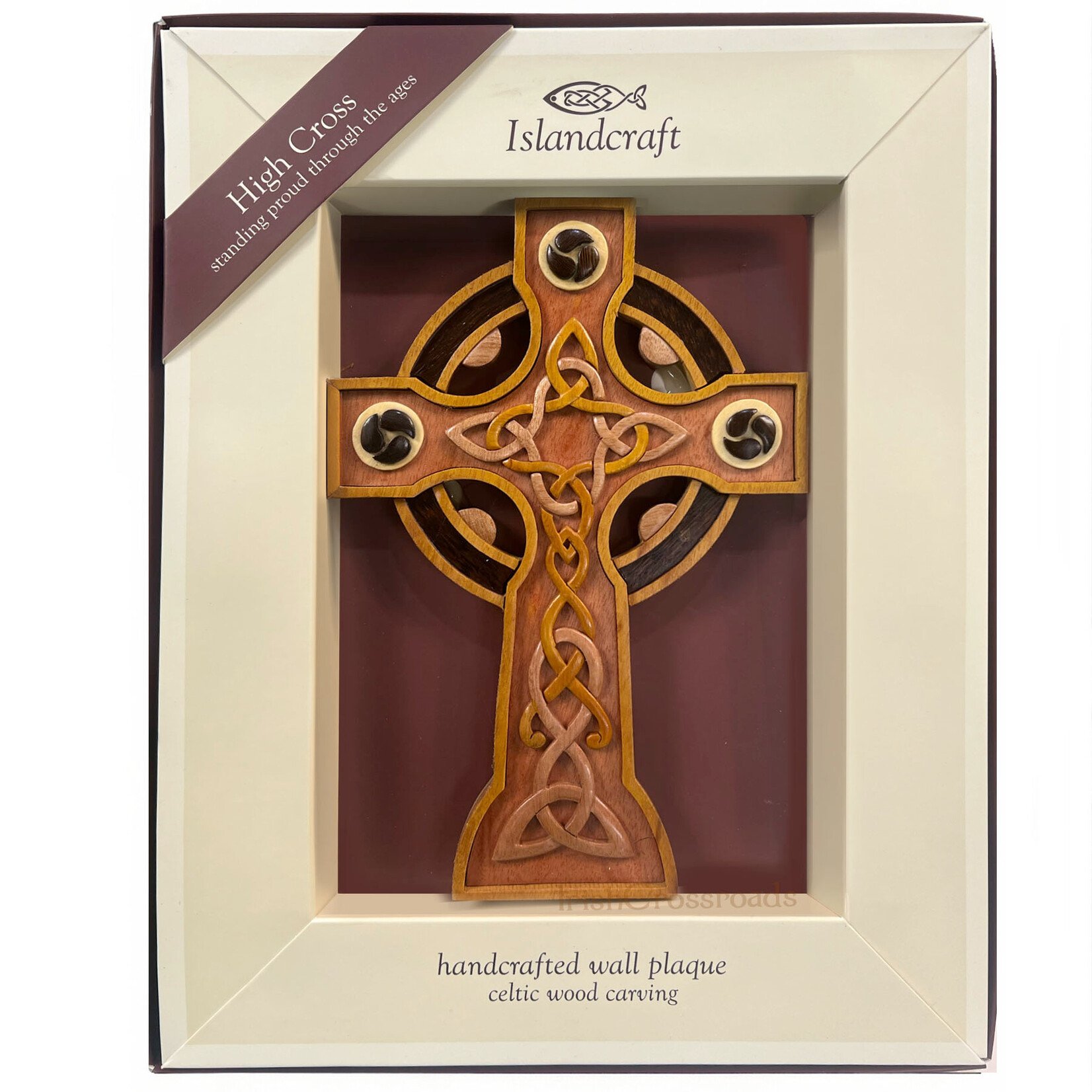 PLAQUES, SIGNS & POSTERS ISLANDCRAFT WOOD WALL ART - High Cross