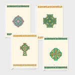 CARDS PETITE NOTE CARDS - Irish Delux Celtic Cross