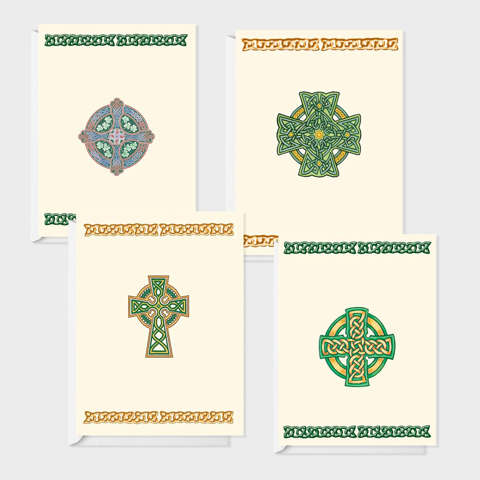CARDS PETITE NOTE CARDS - Irish Delux Celtic Cross