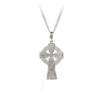 CROSSES FADO STERLING DOUBLE SIDED TRADITIONAL CELTIC CROSS - Small
