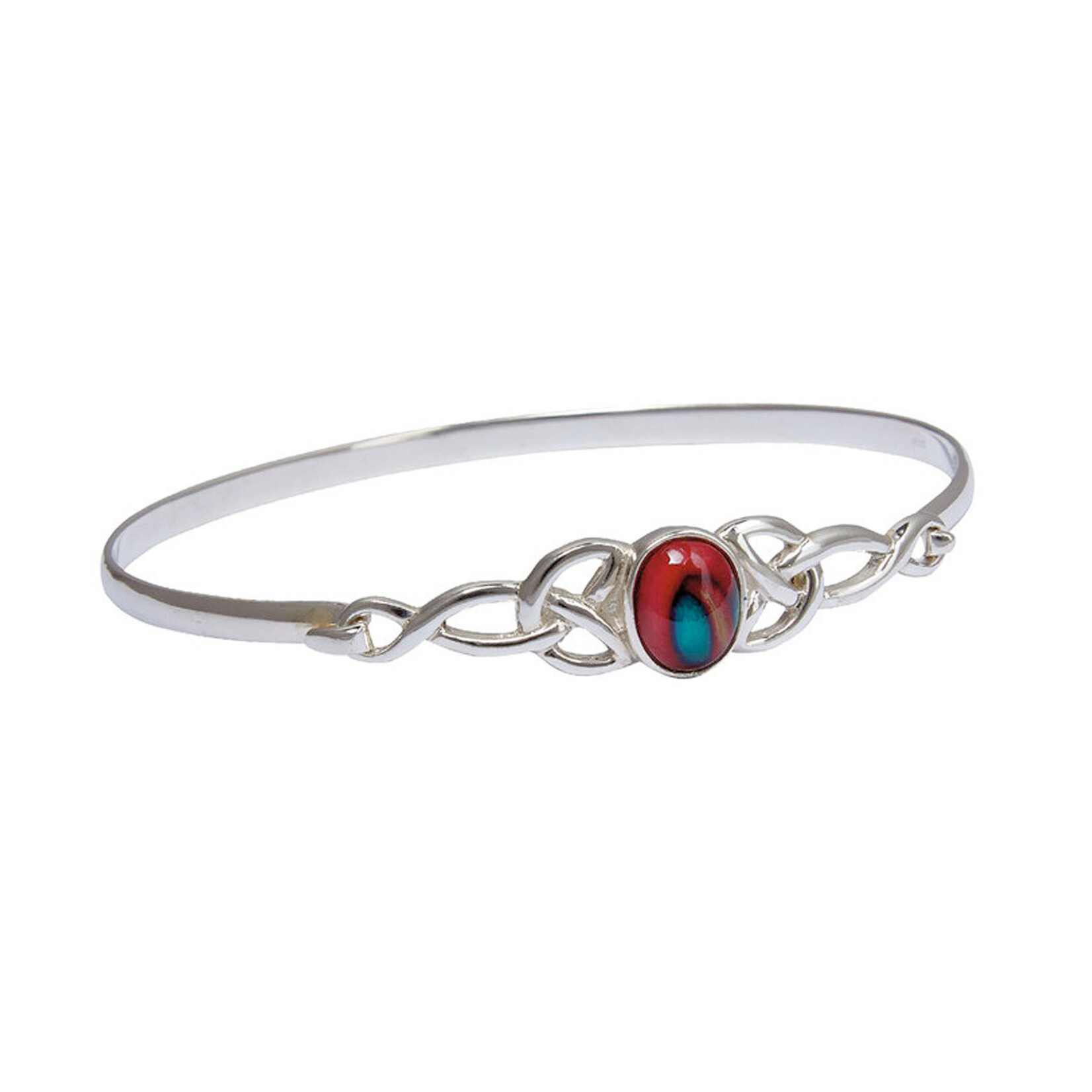 BRACELETS & BANGLES HEATHERGEM CELTIC SILVER BANGLE