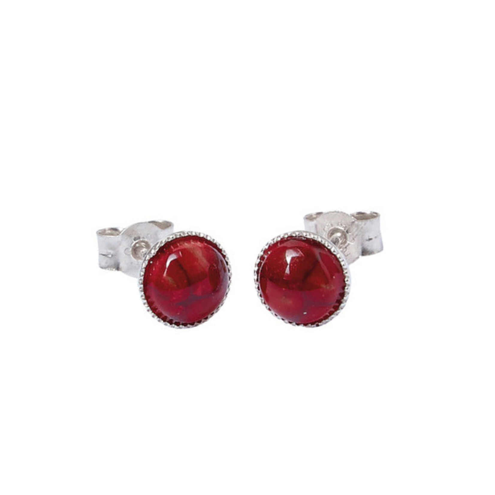 EARRINGS HEATHERGEM SML STUD SILVER EARRINGS