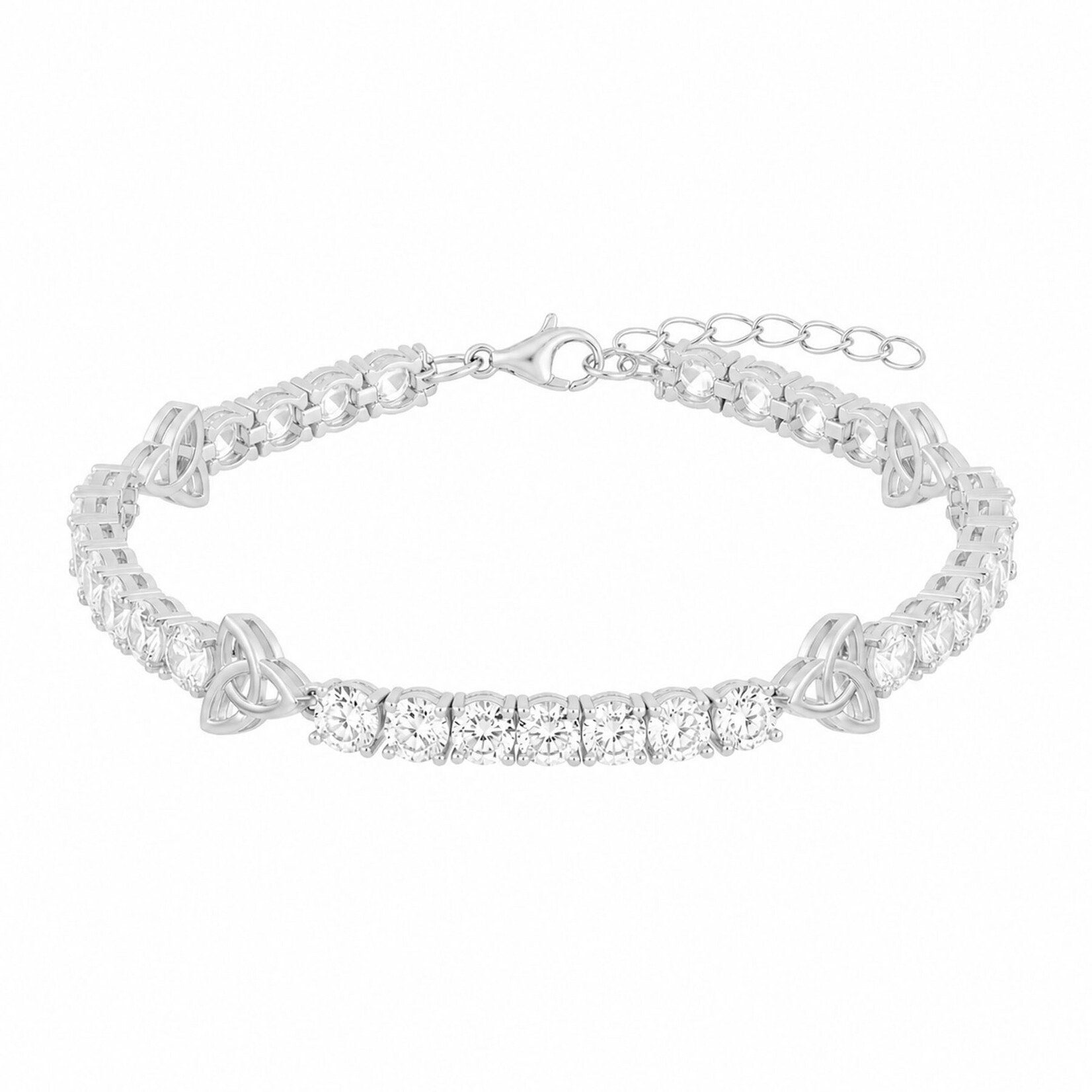 BRACELETS & BANGLES SOLVAR STERLING TRINITY TENNIS BRACELET
