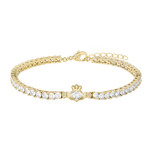 BRACELETS & BANGLES SOLVAR GP CLADDAGH TENNIS BRACELET w CZs