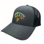 CAPS & HATS IRELAND GRY BLK TRUCKER HAT
