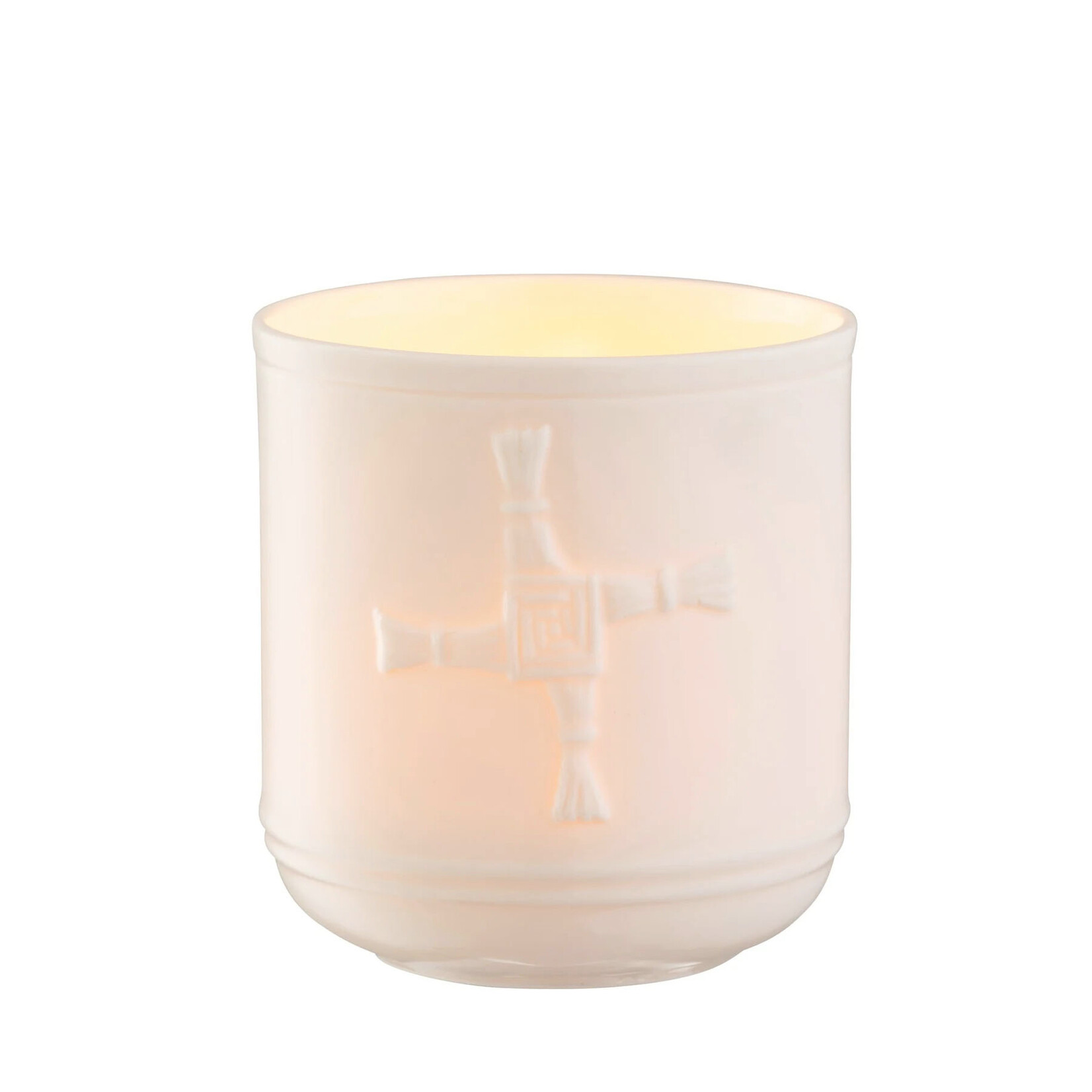 CANDLES & LIGHTING BELLEEK ST BRIGID CROSS VOTIVE