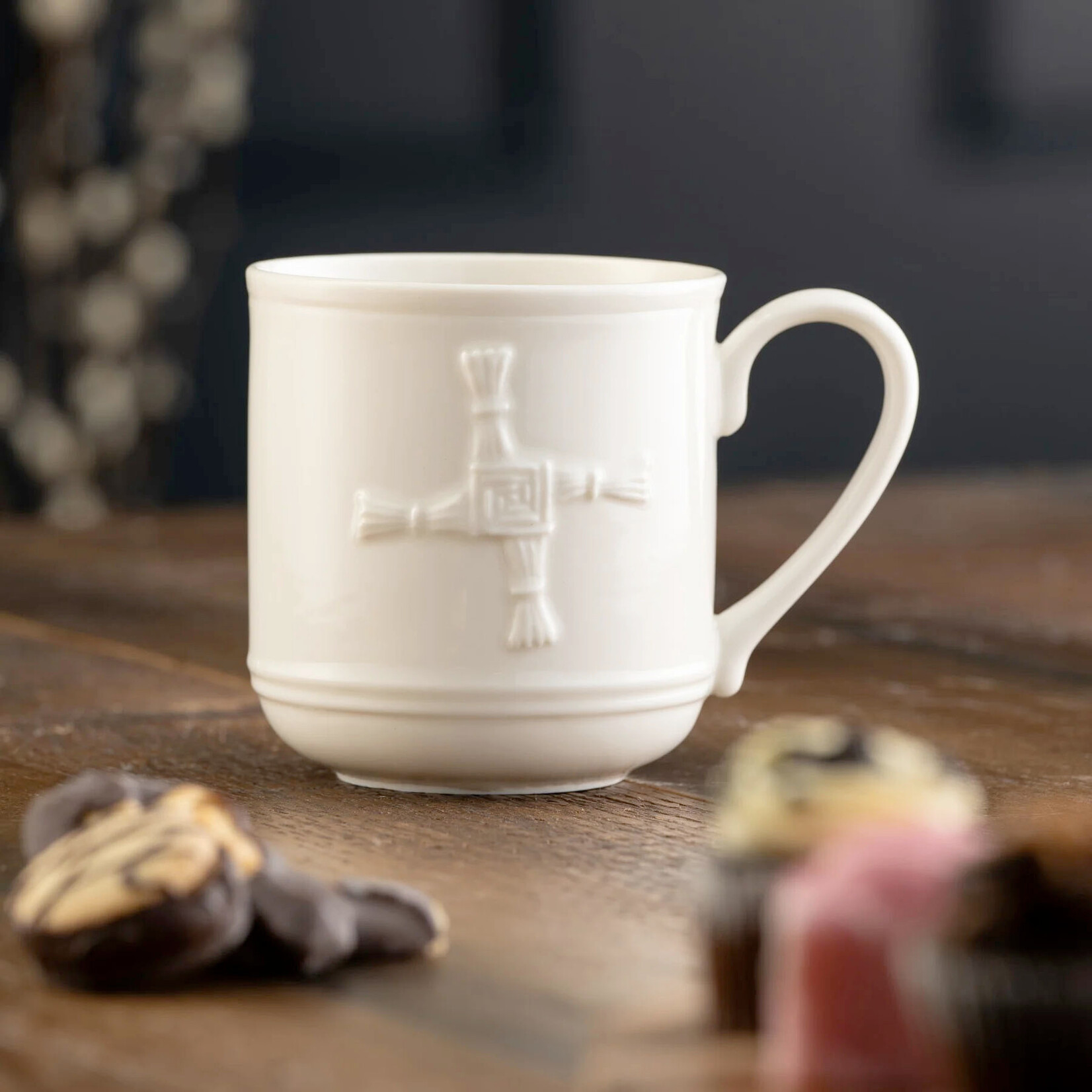 TEAPOTS, MUGS & ACCESSORIES BELLEEK ST BRIGID CROSS MUG